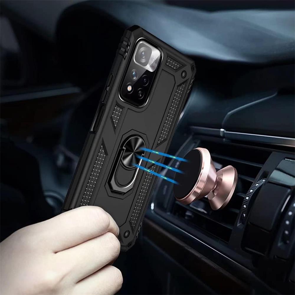 Army Case für Xiaomi Redmi Note 11 Pro Plus 5G in Schwarz