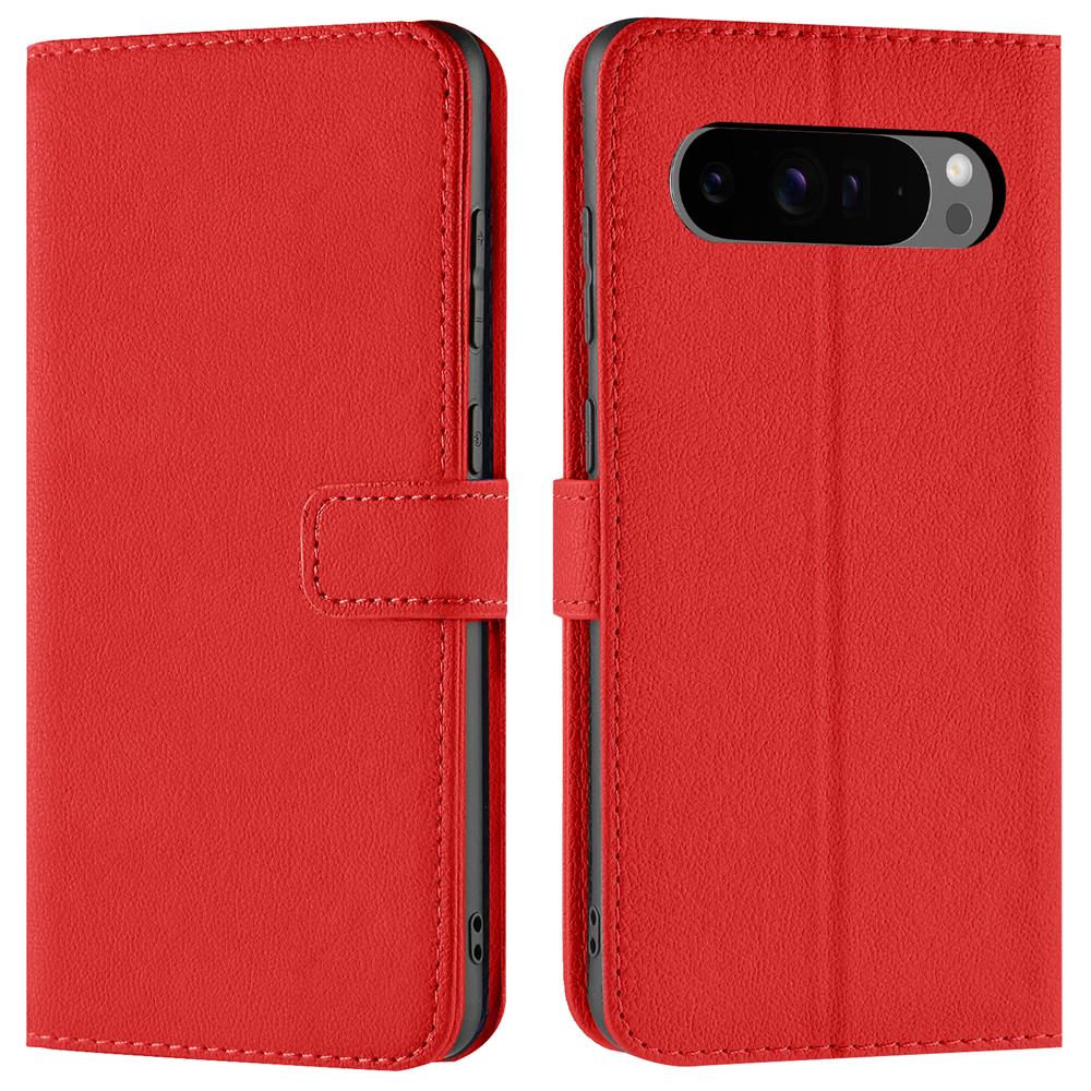 Basic Wallet für Google Pixel 9 Pro XL in Rot