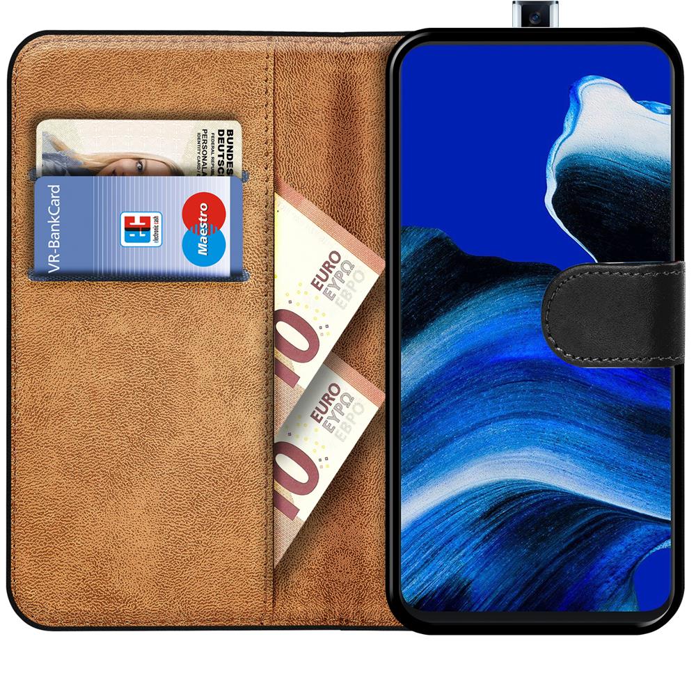 Basic Wallet für OPPO Reno2 Z in Schwarz