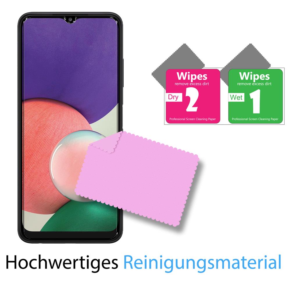 Glas 2in1 für Samsung Galaxy A22 5G