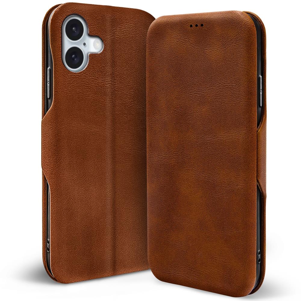 Shell Flip für Apple iPhone 16 Plus in Braun