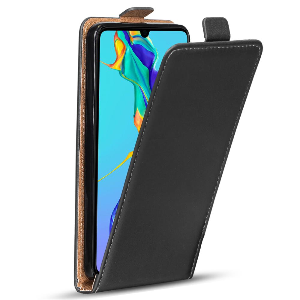 Basic Flip für Huawei P30 Lite in Schwarz