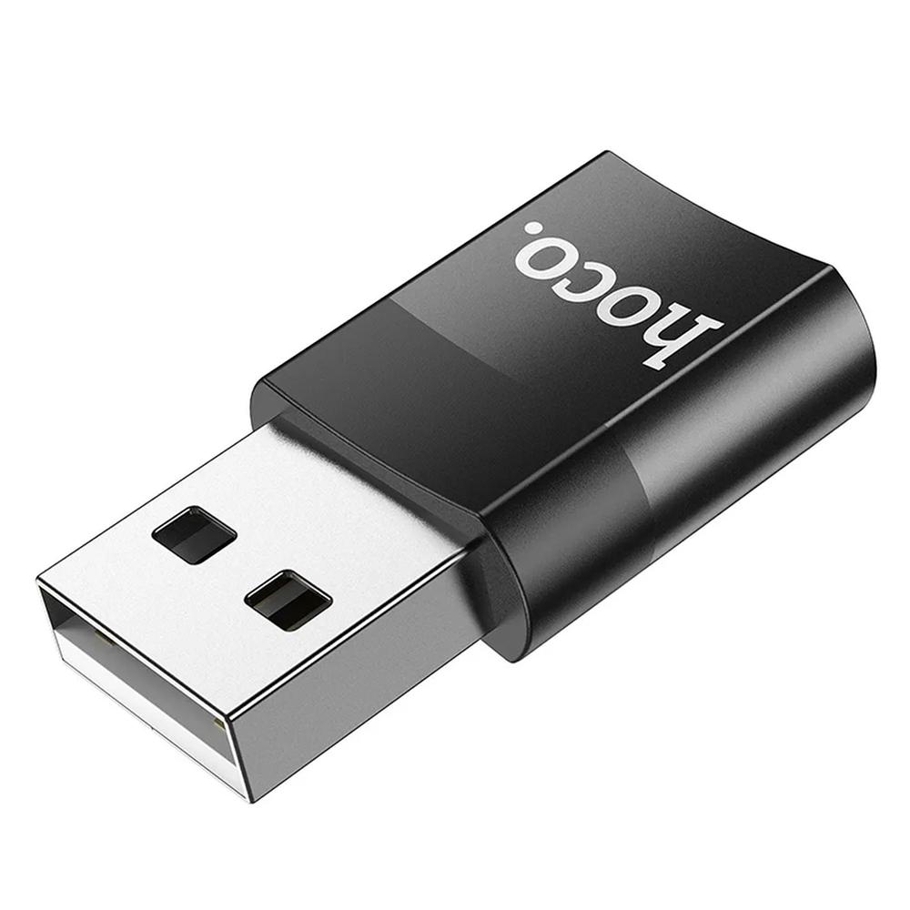 Hoco UA17 USB-C auf USB-A - Schwarz