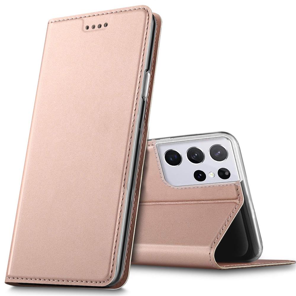 Electroplated Flip für Samsung Galaxy S21 Ultra in Rosegold