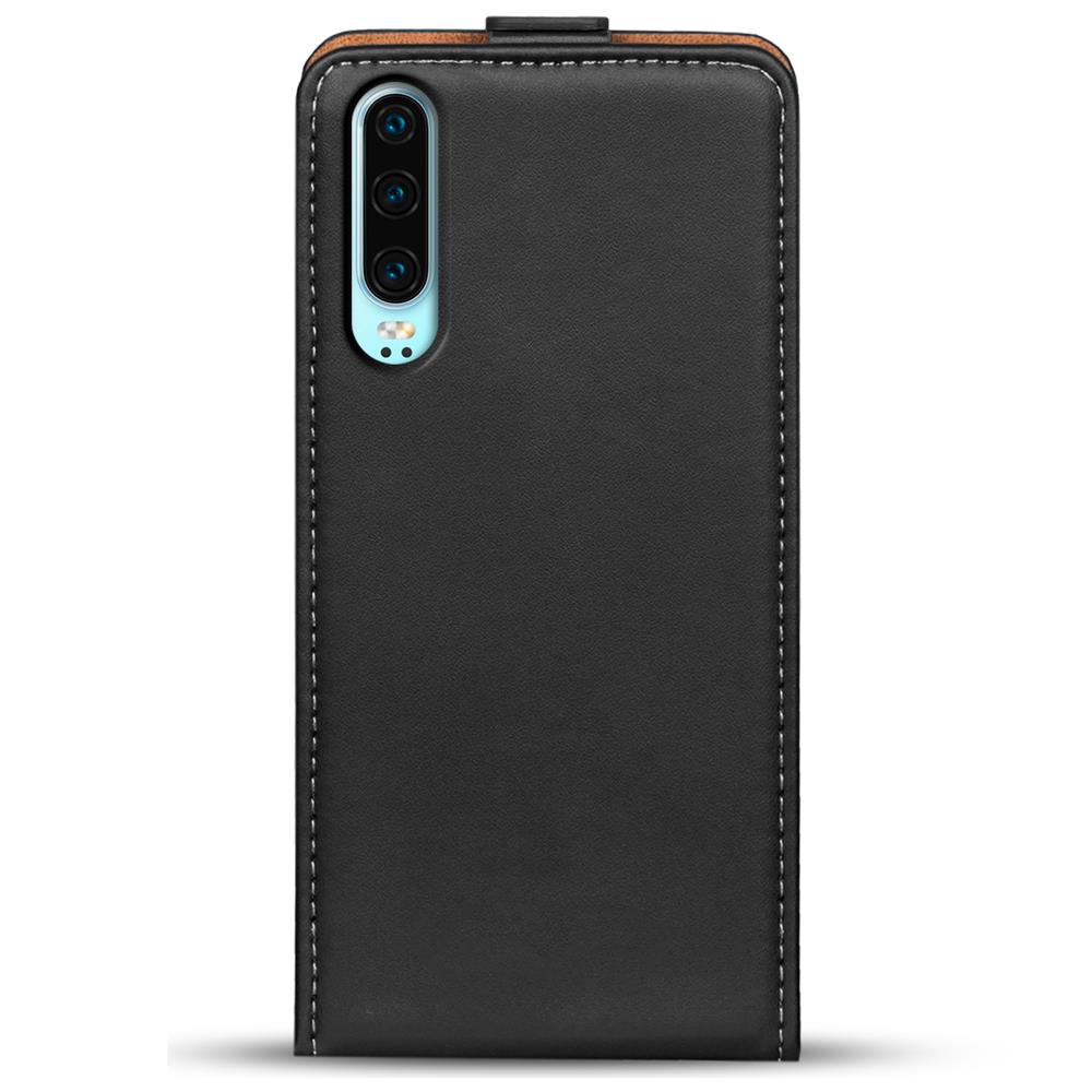 Basic Flip für Huawei P30 in Schwarz