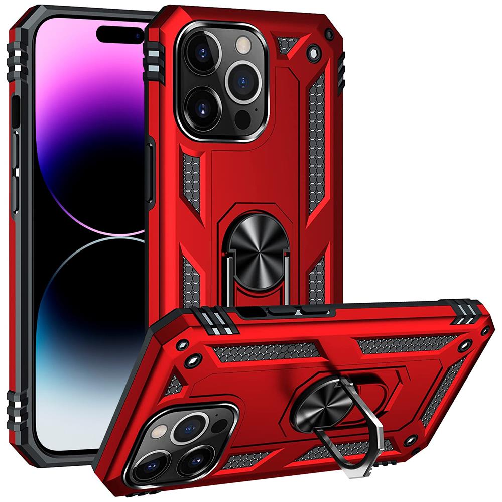 Army Case für Apple iPhone 15 Pro Max in Rot