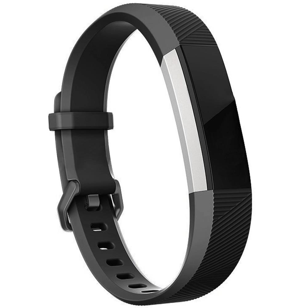 Fitnessarmband TPU für Fitbit Alta / HR - Größe L in Schwarz
