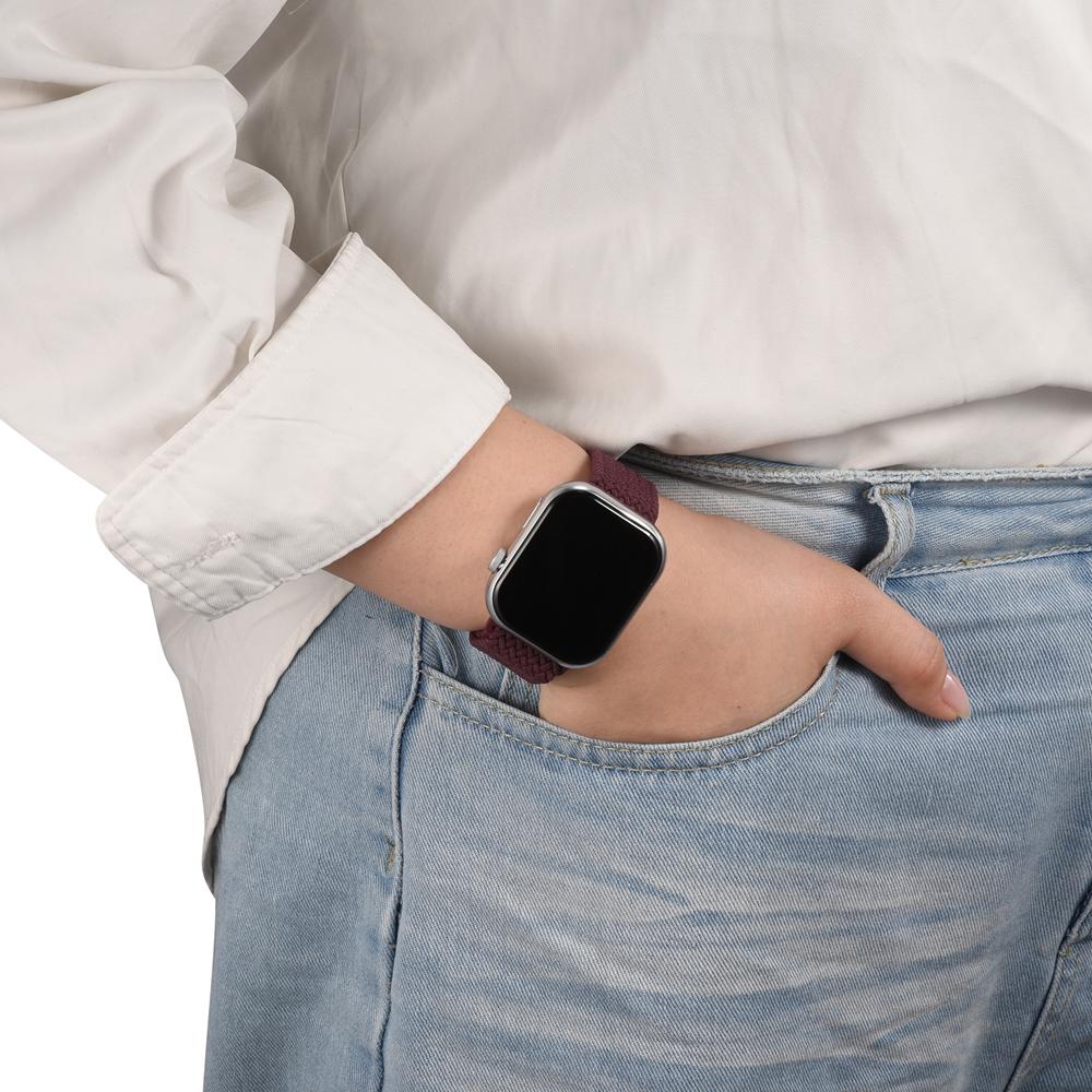 Loop Nylonarmband für Apple Watch 1-11/SE1-3/Ultra1-3 - 42/44/45/49mm in Kirschblüte - Universal