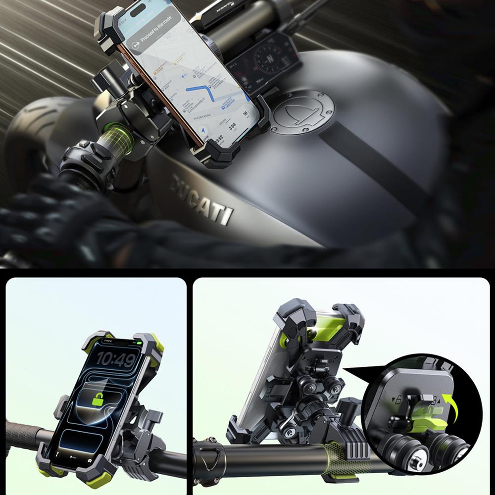 JOYROOM - JR-ZS598 Antivibrations Bike Lenker Halter auch für Motorrad Quad E Scooter Fahrrad