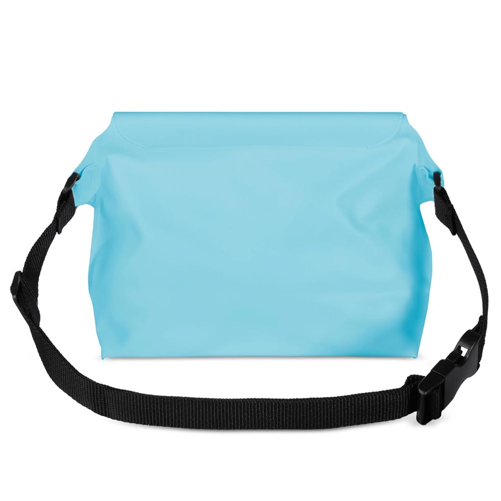Wasserdichte PVC-Tasche / Hüfttasche in Hellblau