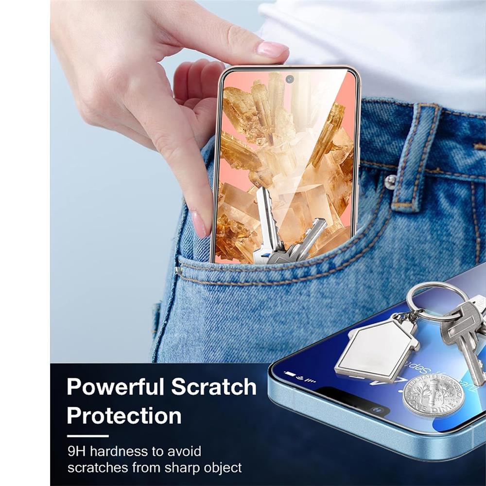 4in1 Glas Set für Google Pixel 8a