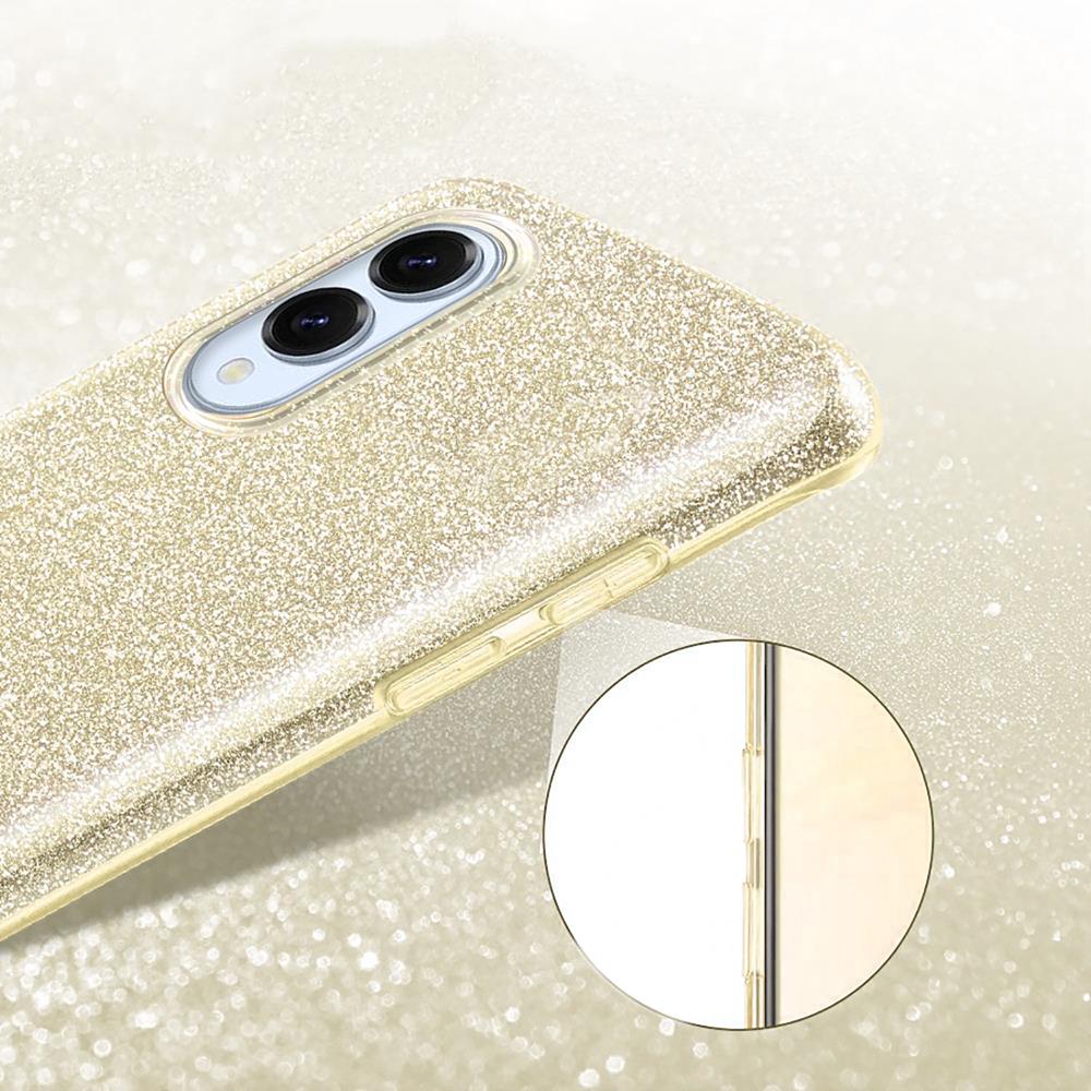 Shiny TPU für Samsung Galaxy S25 Edge in Gold