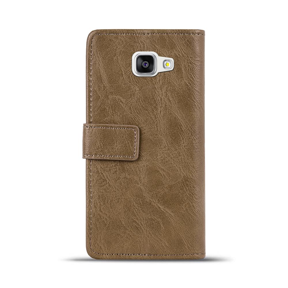 Retro Wallet für Samsung Galaxy A5 2016 ED. in Mocca