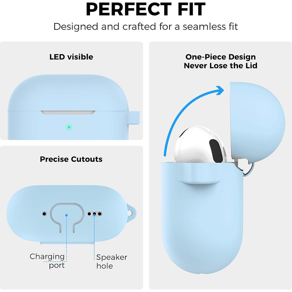 AirPods Simple - AirPods 4 in Baby Blau