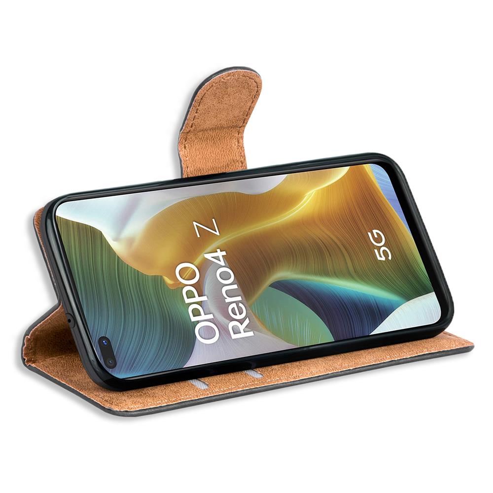 Basic Wallet für OPPO Reno 4 Z in Schwarz