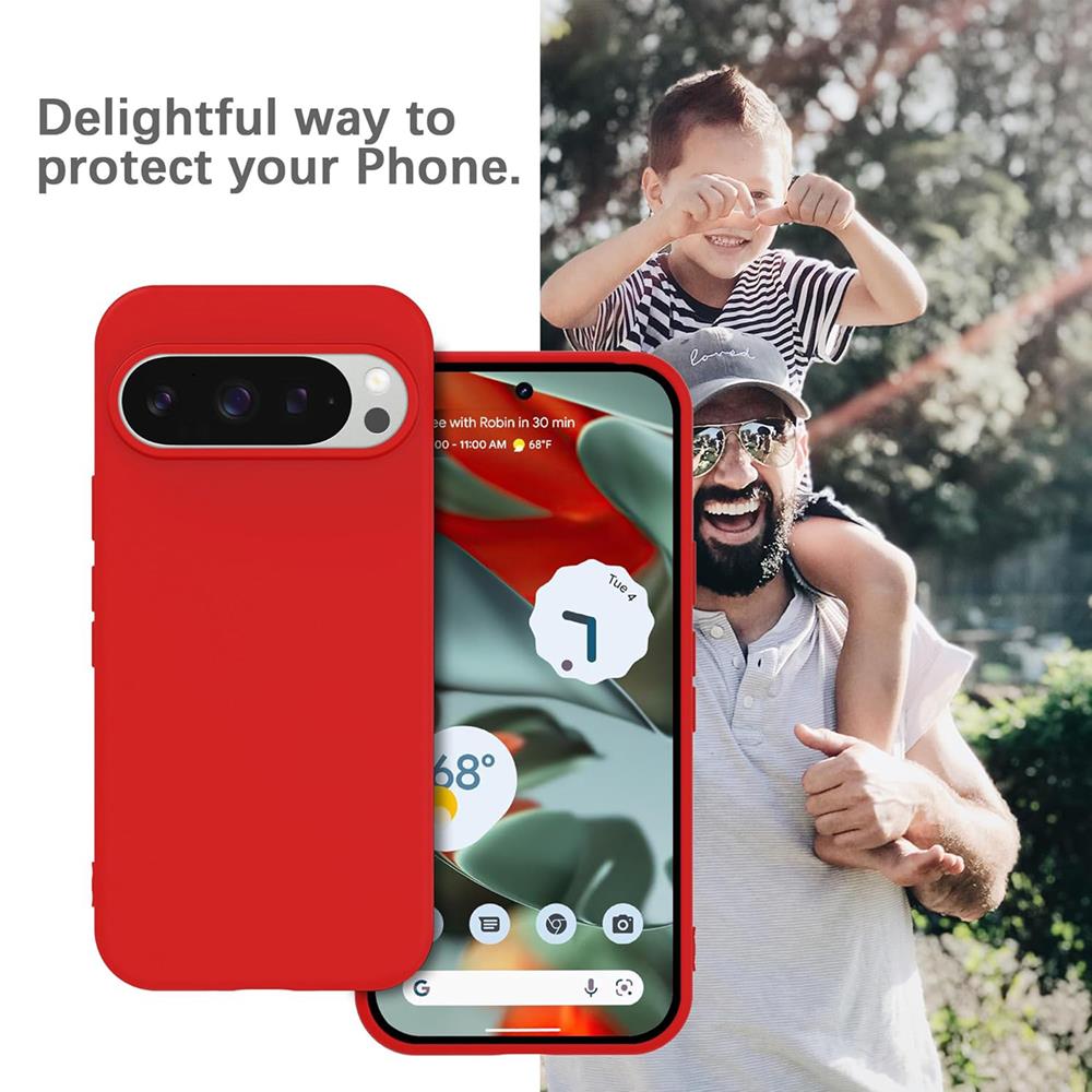 Colour TPU für Google Pixel 9 Pro XL in Rot