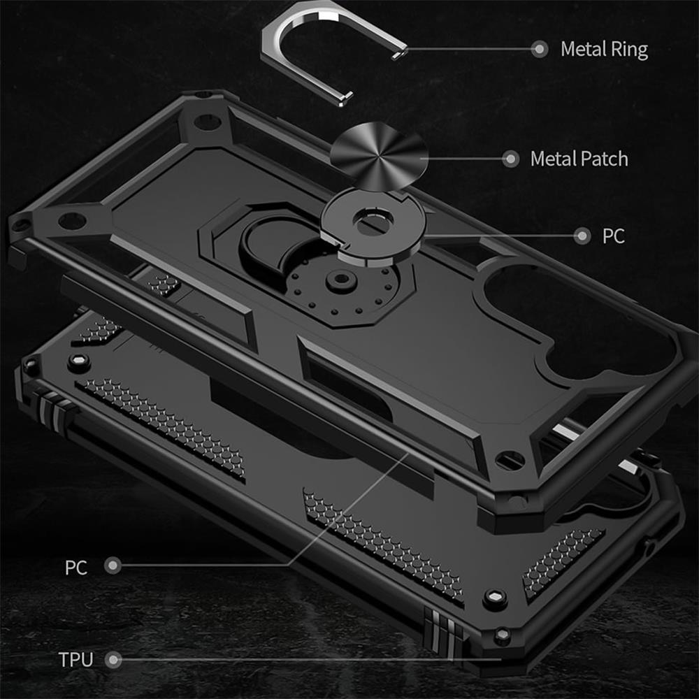 Army Case für Samsung Galaxy S24 Plus in Schwarz