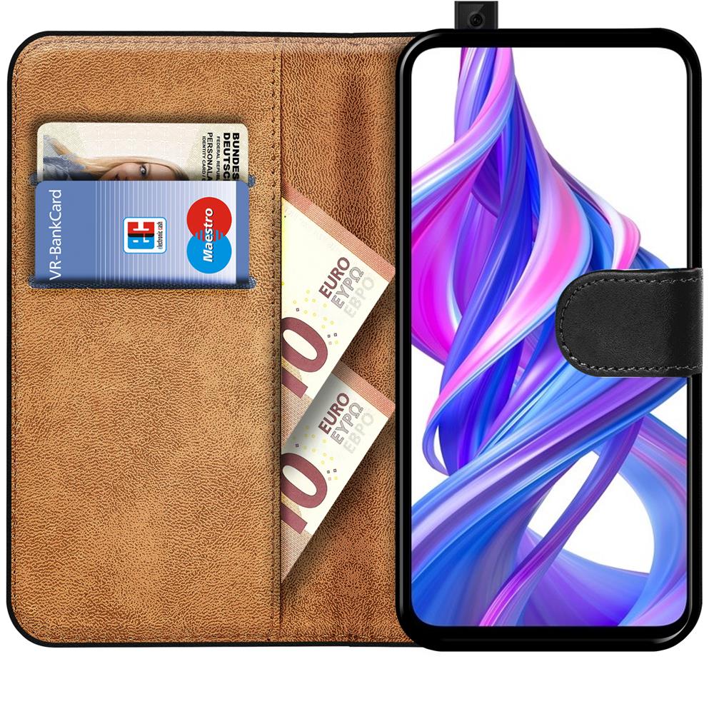 Basic Wallet für Honor 9X Pro in Schwarz