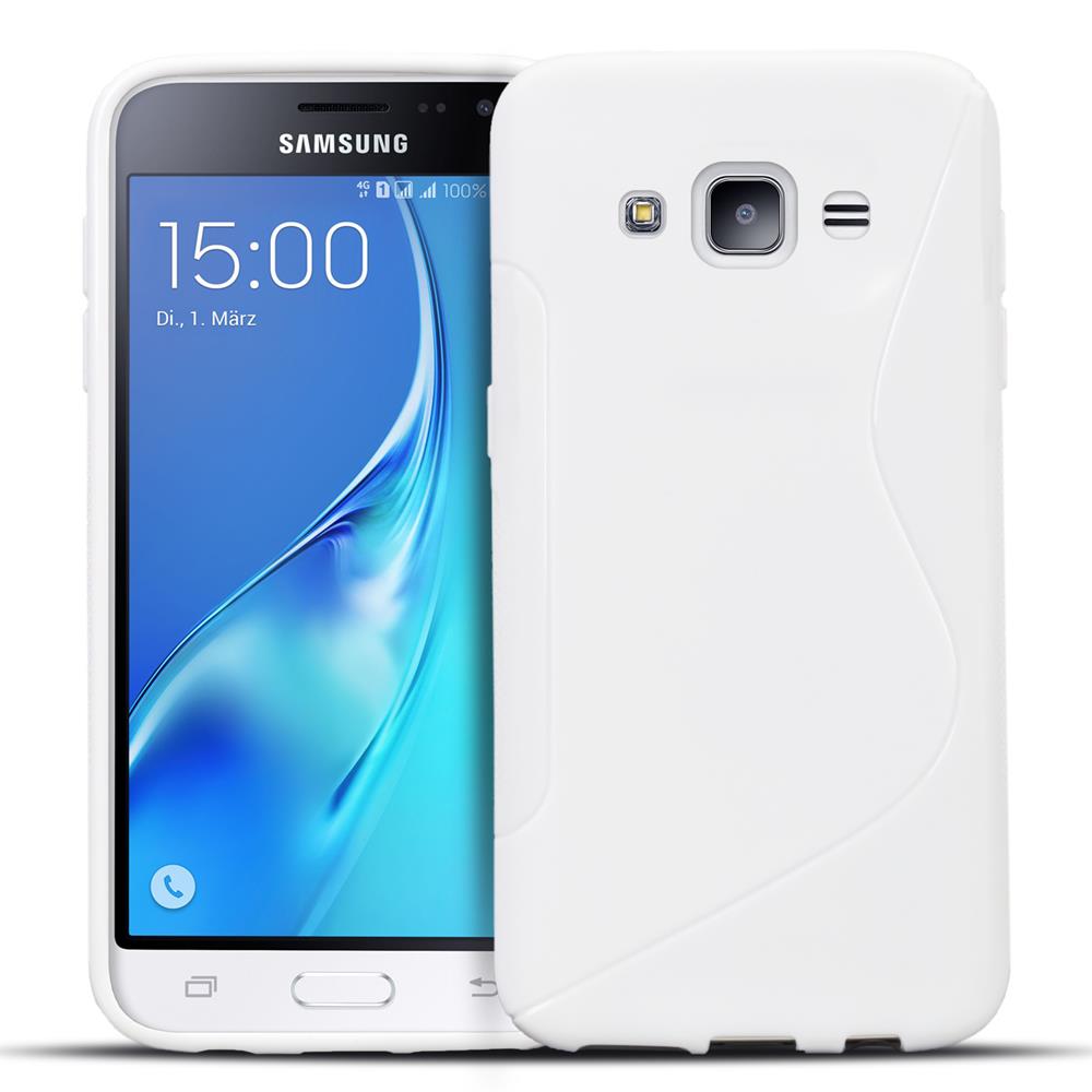 S-Line für Samsung Galaxy J1 2016 in Weiss