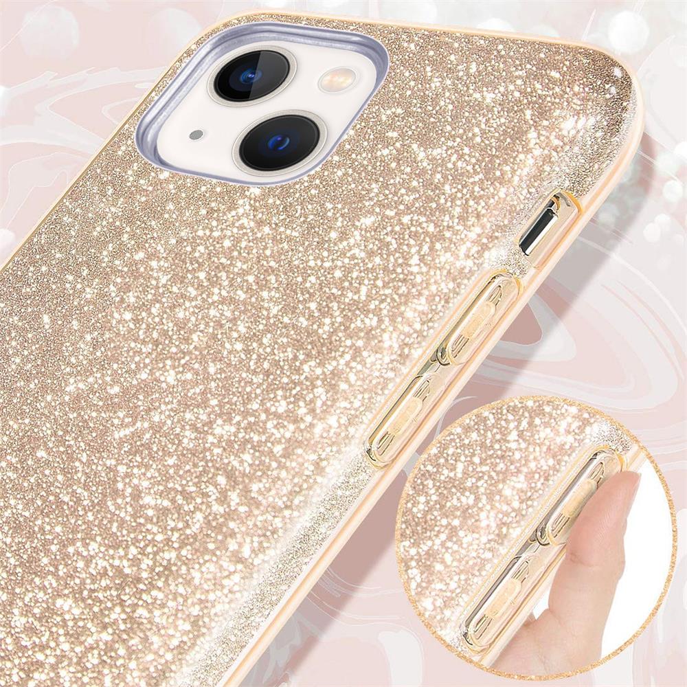 Shiny TPU für Apple iPhone 14 Plus in Gold