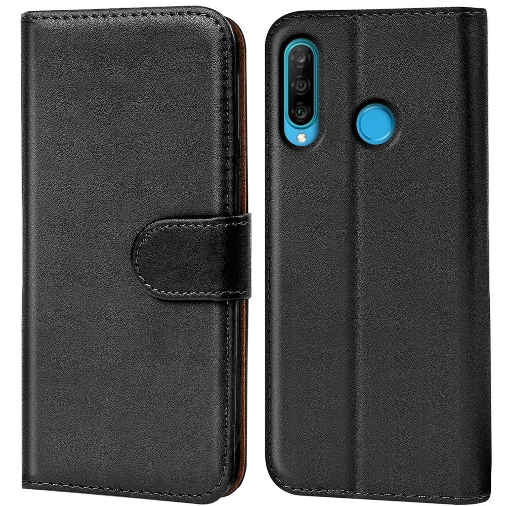 Basic Wallet für Huawei P30 Lite in Schwarz
