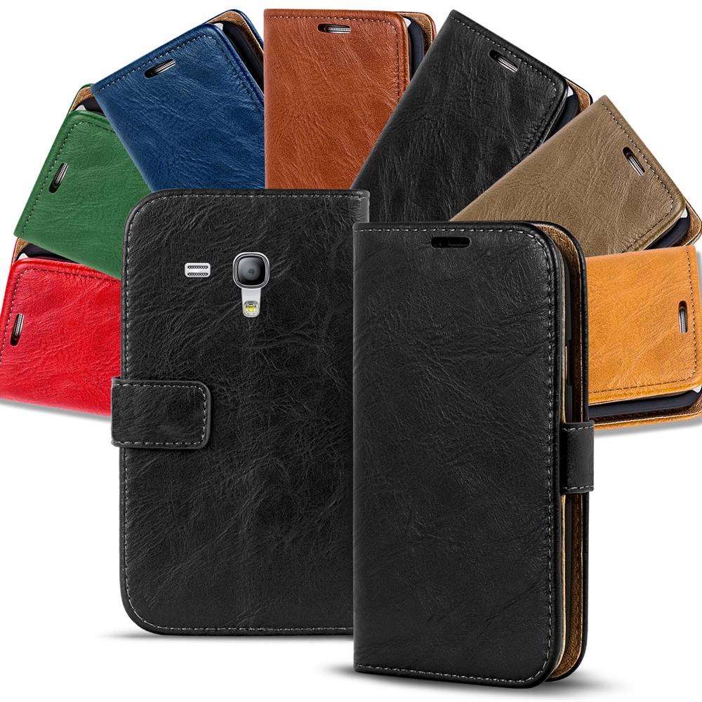 Retro Wallet für Samsung Galaxy S3 Mini