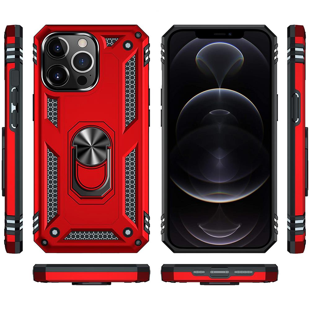 Army Case für Apple iPhone 12 Pro Max in Rot