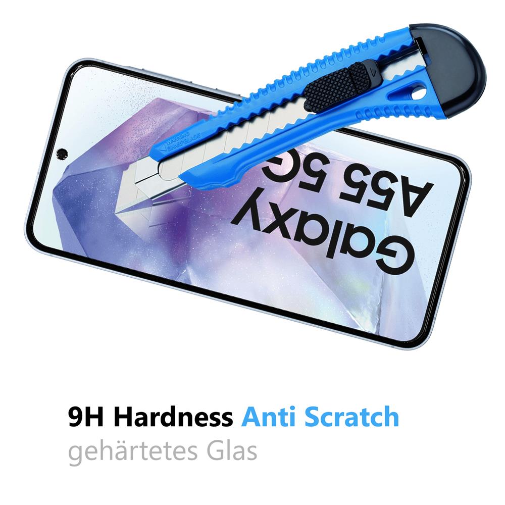 Glas 2in1 für Samsung Galaxy A55 5G