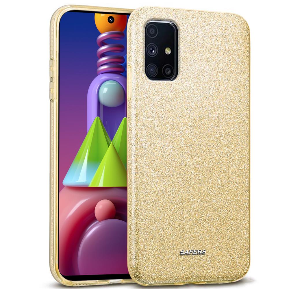 Shiny TPU für Samsung Galaxy M51 in Gold