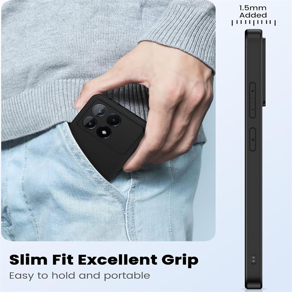 Classic TPU für Xiaomi Poco F6 Pro in Schwarz