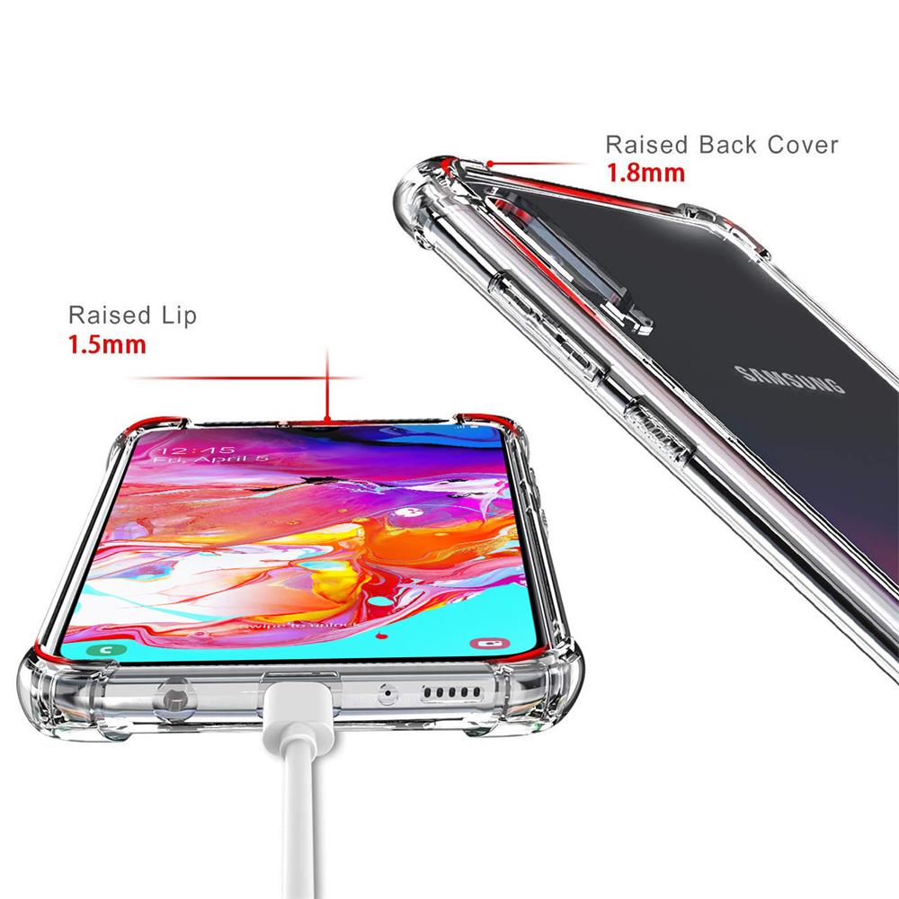 Rugged TPU für Samsung Galaxy A70 / A70s in Transparent