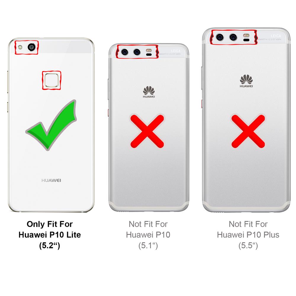 Classic TPU für Huawei P10 Lite in Schwarz