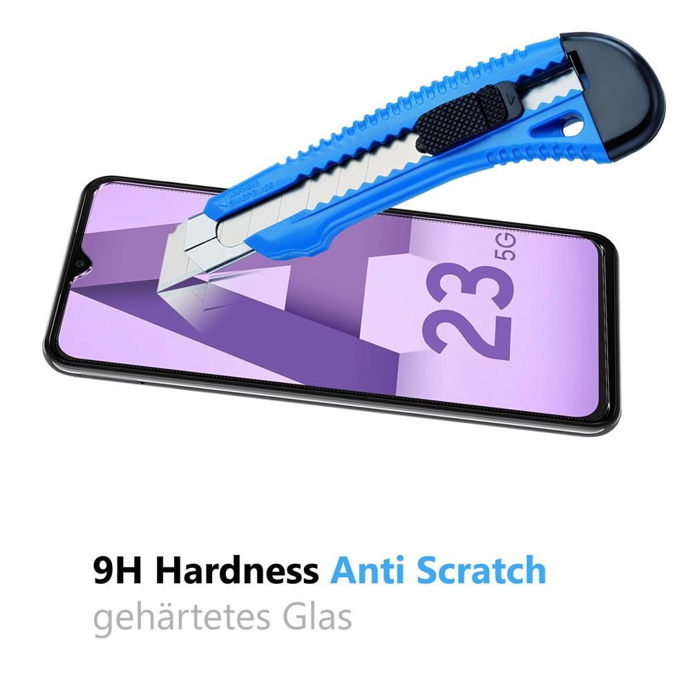 4in1 Glas Set für Samsung Galaxy A23 5G