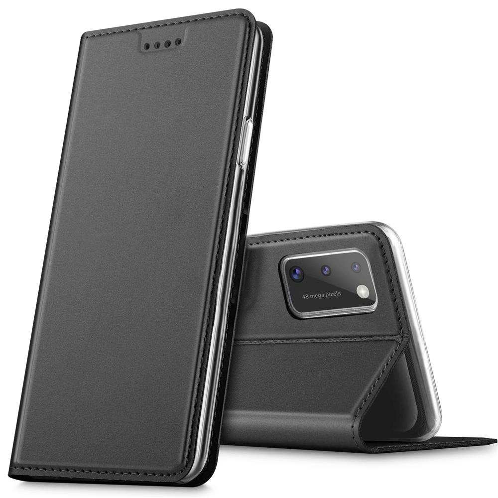 Electroplated Flip für Samsung Galaxy A41 in Schwarz