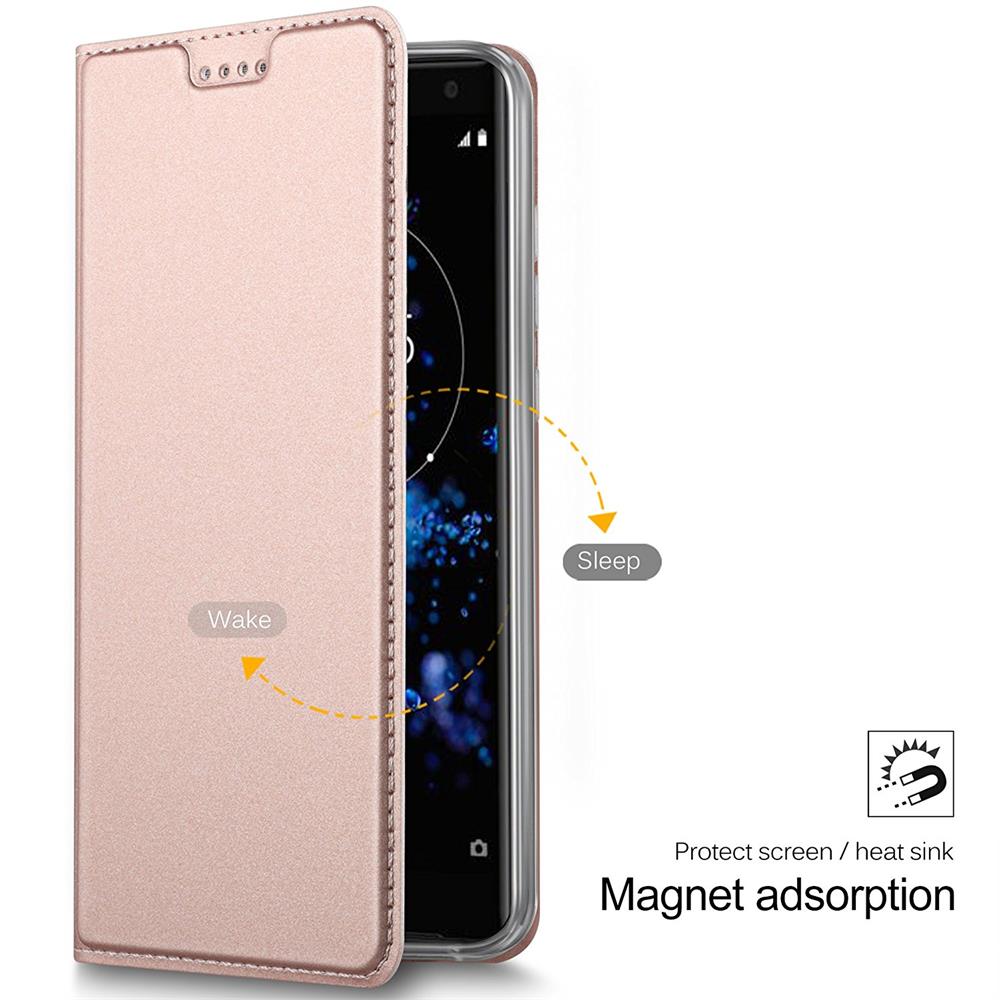 Electroplated Flip für Sony Xperia XZ3 in Rosegold
