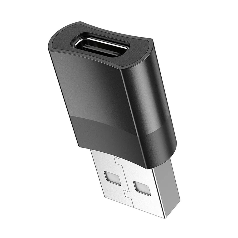 Hoco UA17 USB-C auf USB-A - Schwarz