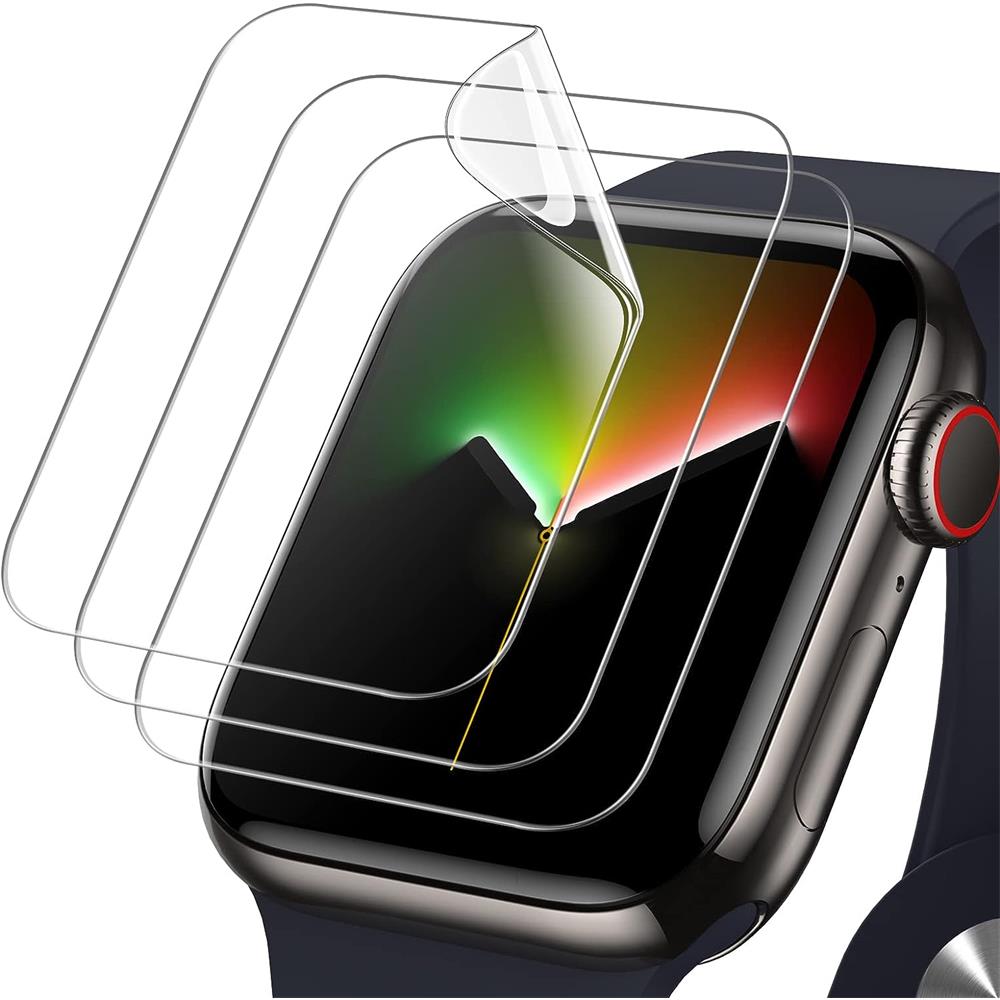 Clear Schutzfolie für Apple Watch 7 - 9 - 45mm im 2er Pack