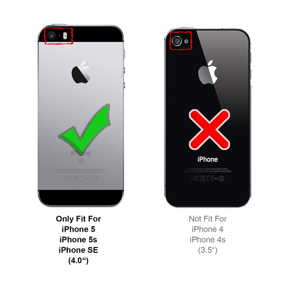 Classic TPU für Apple iPhone 5 / 5S / SE in Schwarz