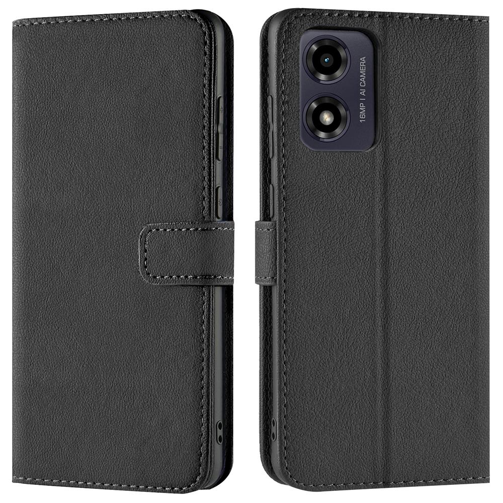Basic Wallet für Motorola Moto G04 / G24 in Schwarz