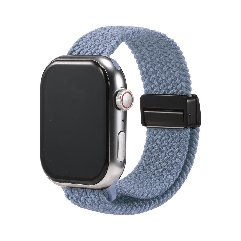 Loop Nylonarmband für Apple Watch 1-11/SE1-3/Ultra1-3 - 42/44/45/49mm in Babyblau - Universal