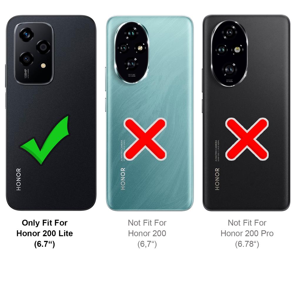 Classic TPU für Honor 200 Lite in Schwarz
