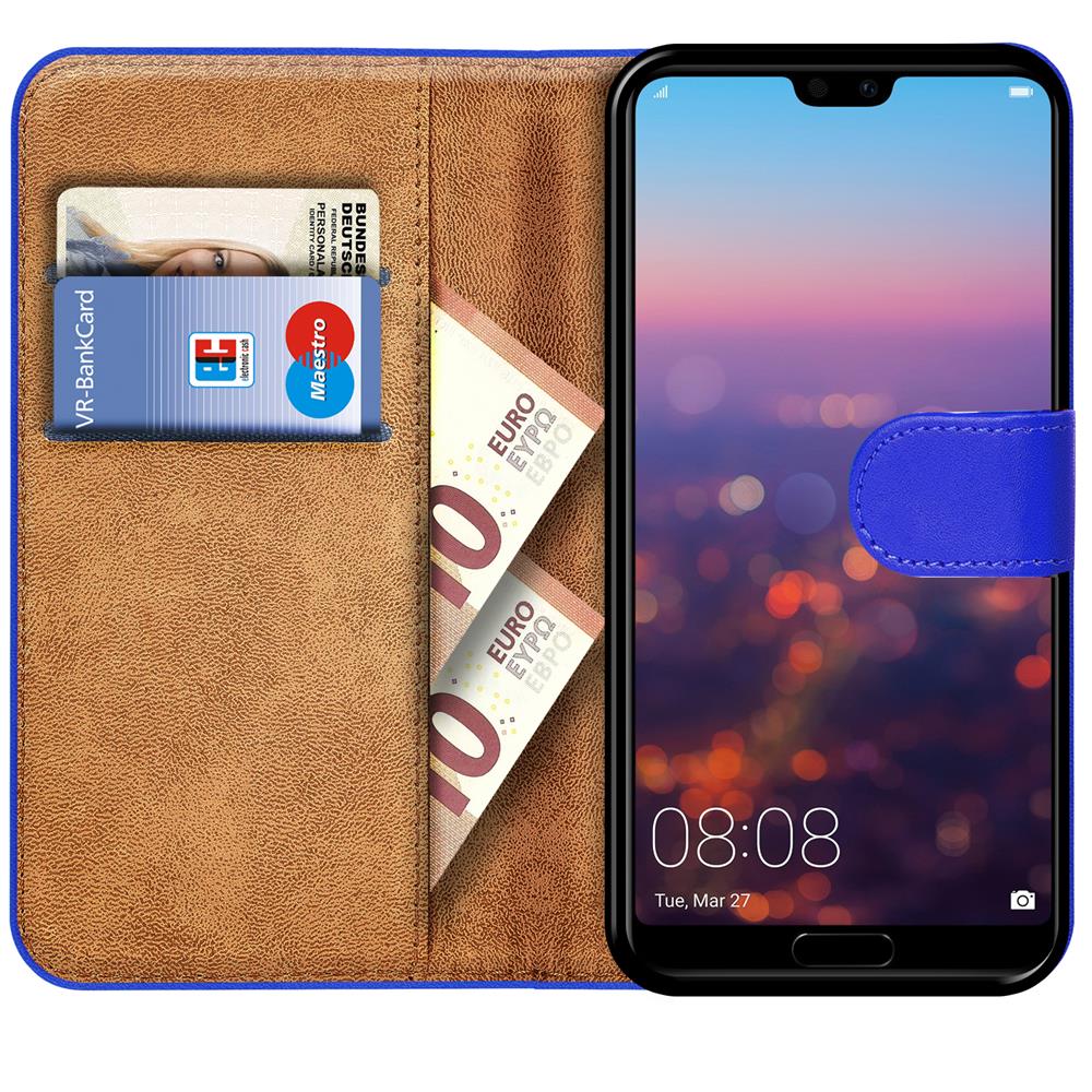 Basic Wallet für Huawei P20 Lite in Blau