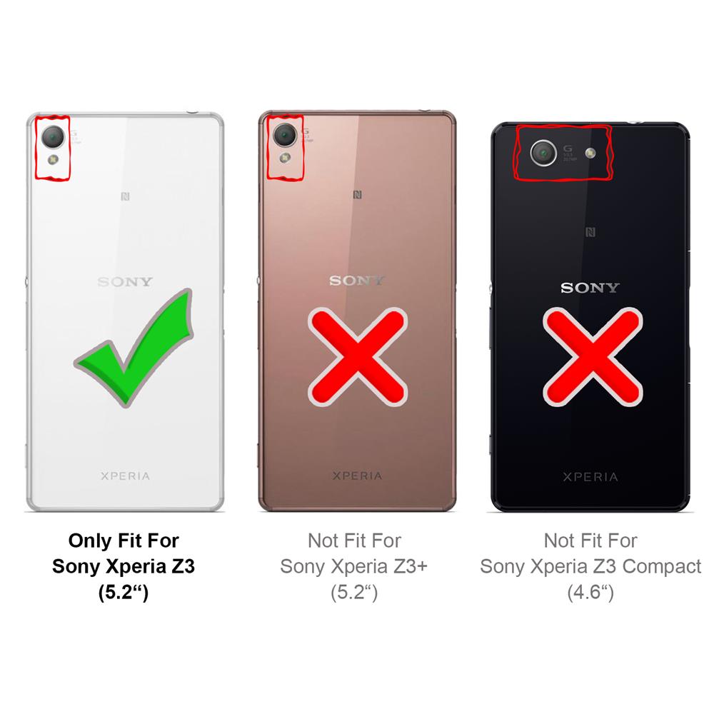 Basic Flip für Sony Xperia Z3 in Schwarz