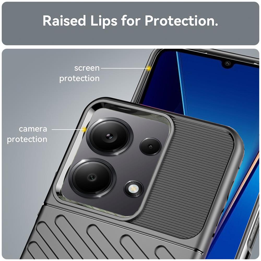 Thunder Case für Xiaomi Redmi Note 13 Pro 4G in Schwarz