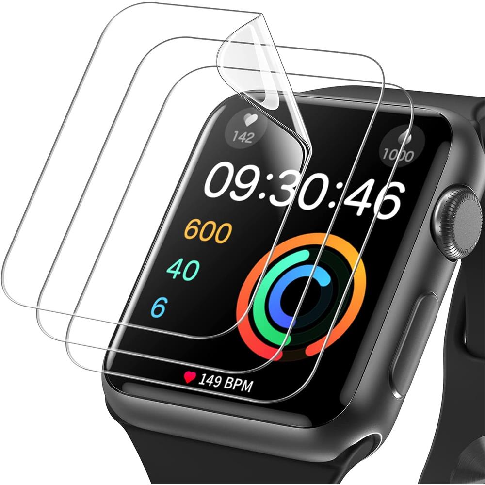 Clear Schutzfolie für Apple Watch 1 / 2 / 3 - 42mm im 2er Pack