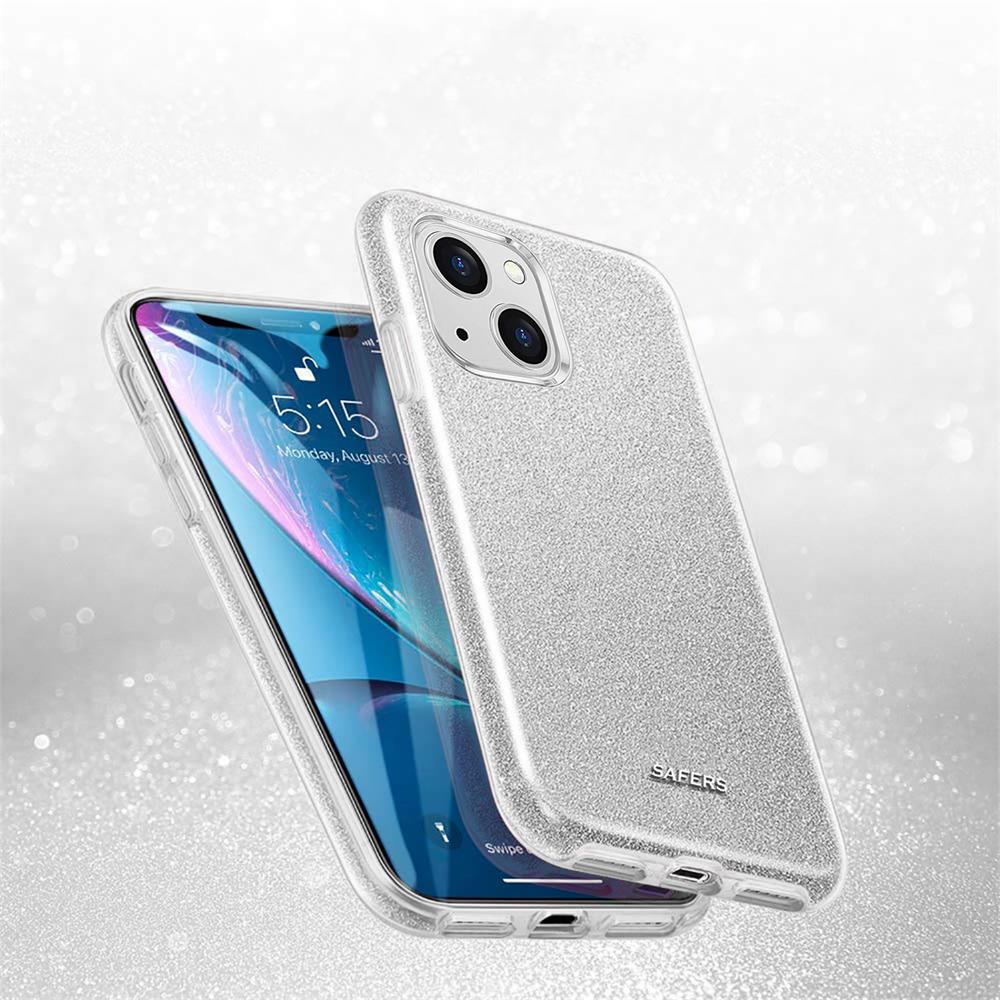 Shiny TPU für Apple iPhone 14 Plus in Silber