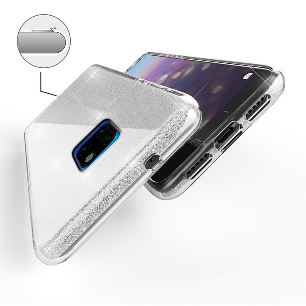 Shiny TPU für Huawei Mate 20 Lite in Silber