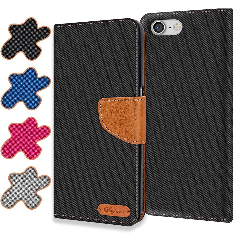 Textil Wallet für Apple iPhone 7 / 8 / SE 2