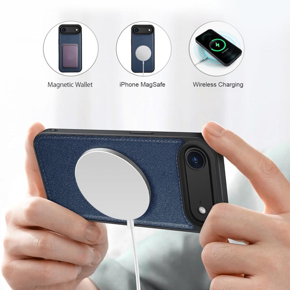 Magnetic Wallet für Apple iPhone Air in Blau