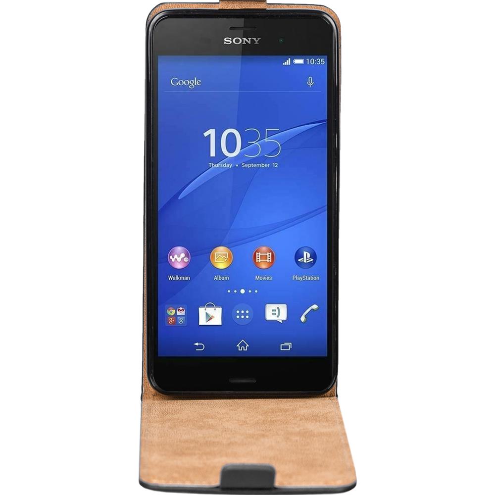 Basic Flip für Sony Xperia Z3 Plus in Schwarz